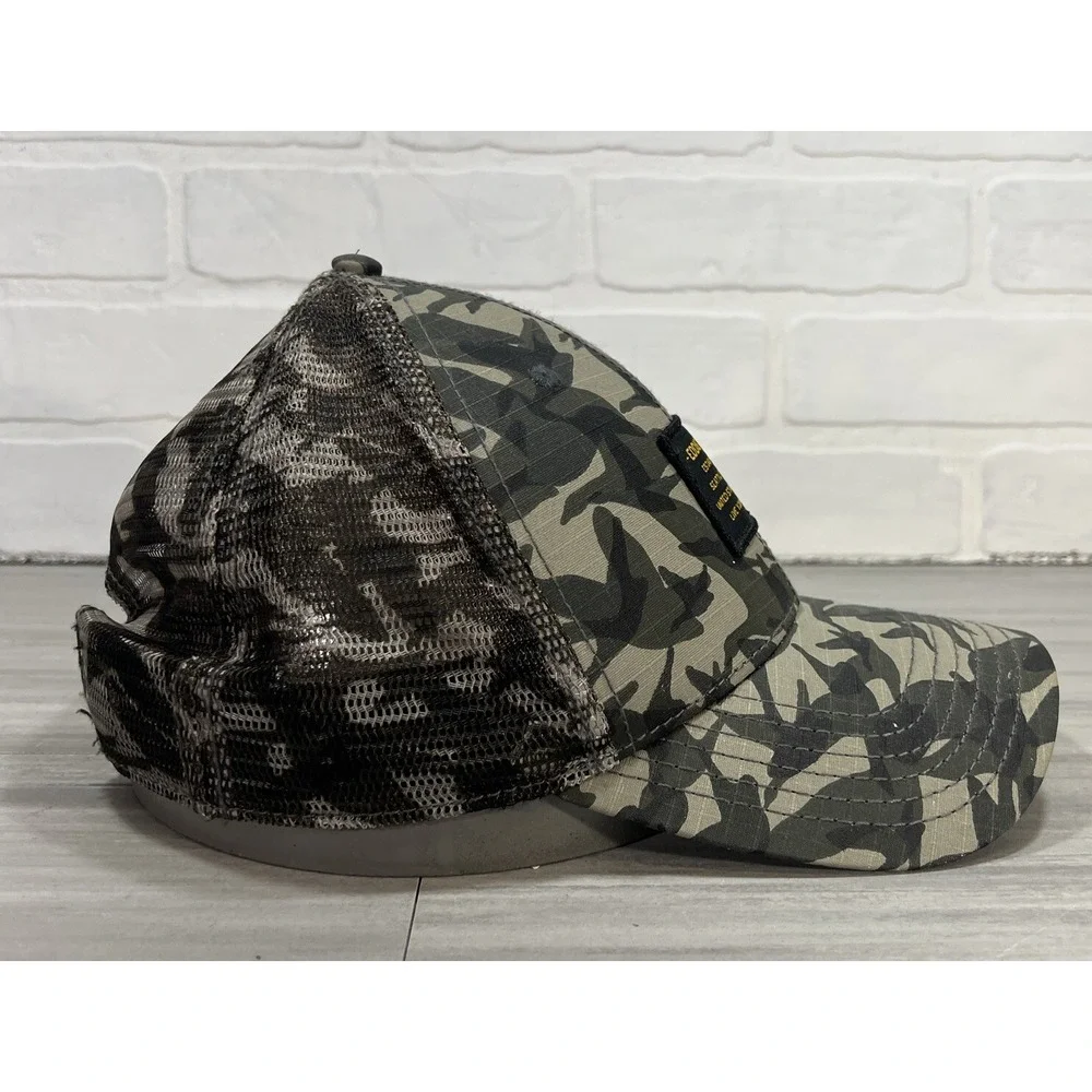 Eddie Bauer Camo Camouflage Mesh SnapBack Baseball Cap Hat Trucker Hat / Outdoor